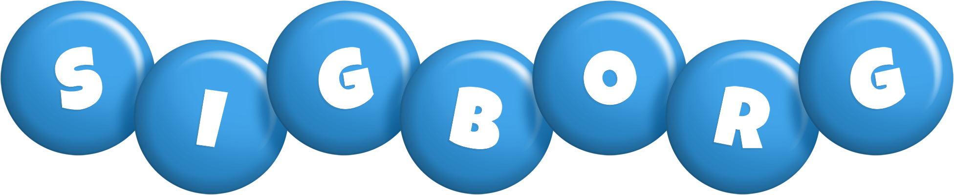 Sigborg candy-blue logo