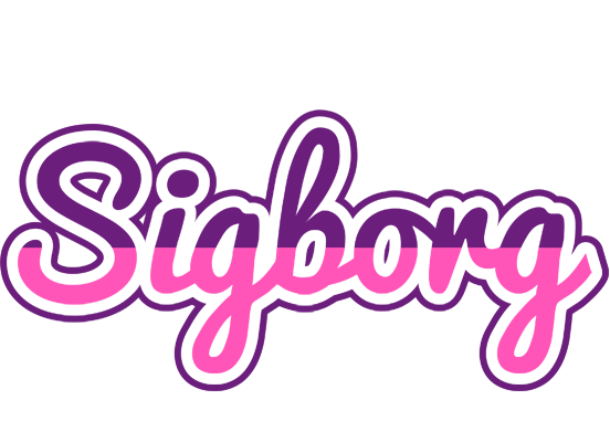 Sigborg cheerful logo
