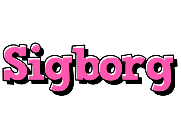 Sigborg girlish logo
