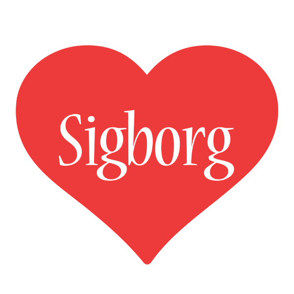 Sigborg love logo