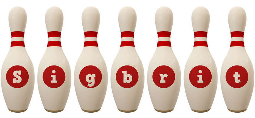 Sigbrit bowling-pin logo