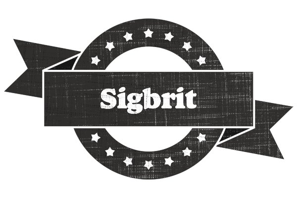 Sigbrit grunge logo