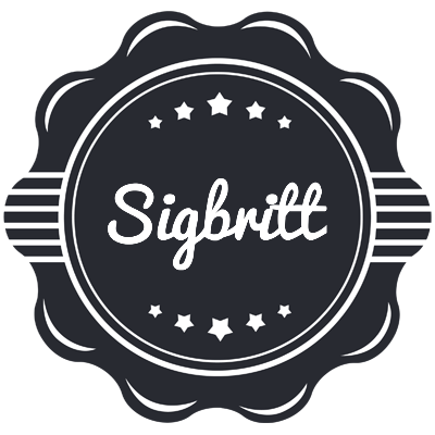 Sigbritt badge logo