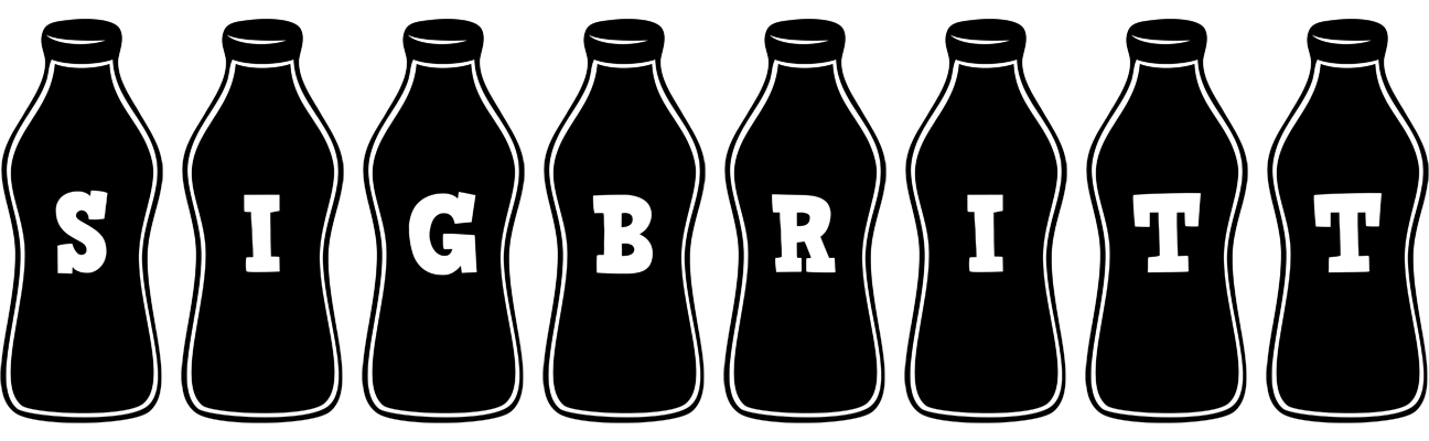 Sigbritt bottle logo