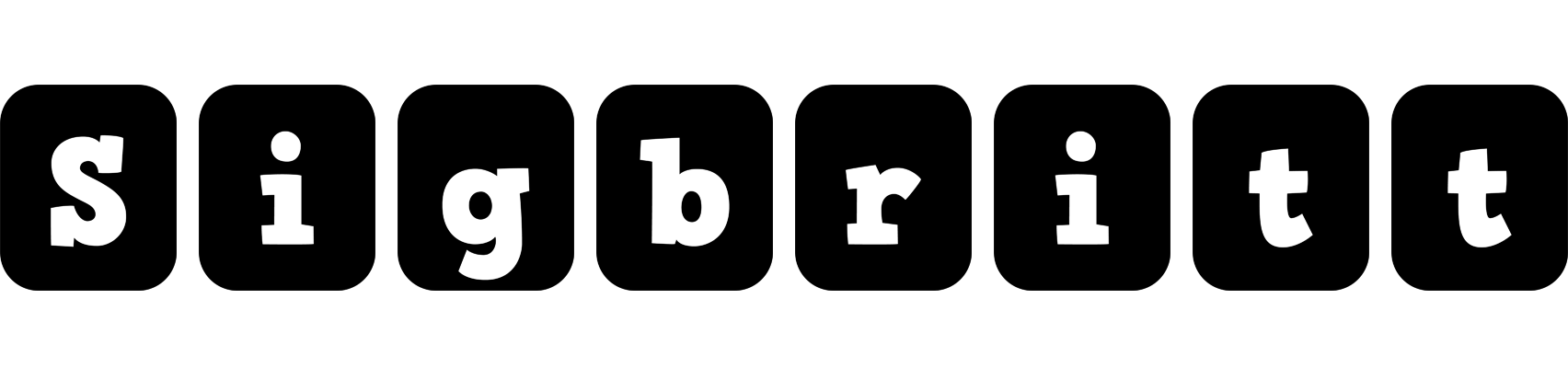 Sigbritt box logo
