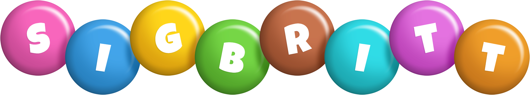 Sigbritt candy logo