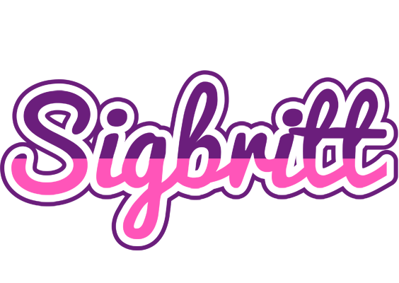 Sigbritt cheerful logo