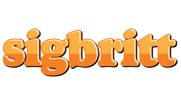 Sigbritt orange logo