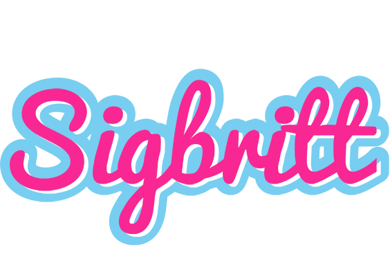 Sigbritt popstar logo