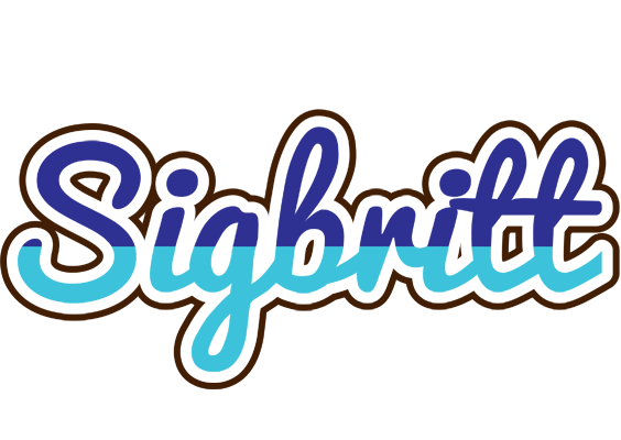 Sigbritt raining logo