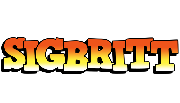 Sigbritt sunset logo