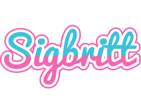Sigbritt woman logo