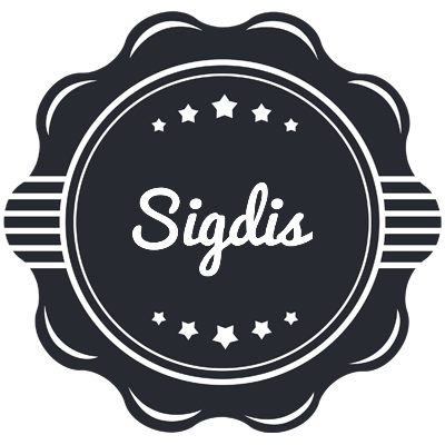 Sigdis badge logo