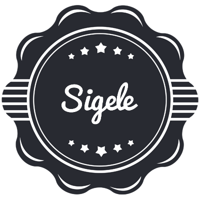 Sigele badge logo