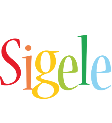 Sigele birthday logo