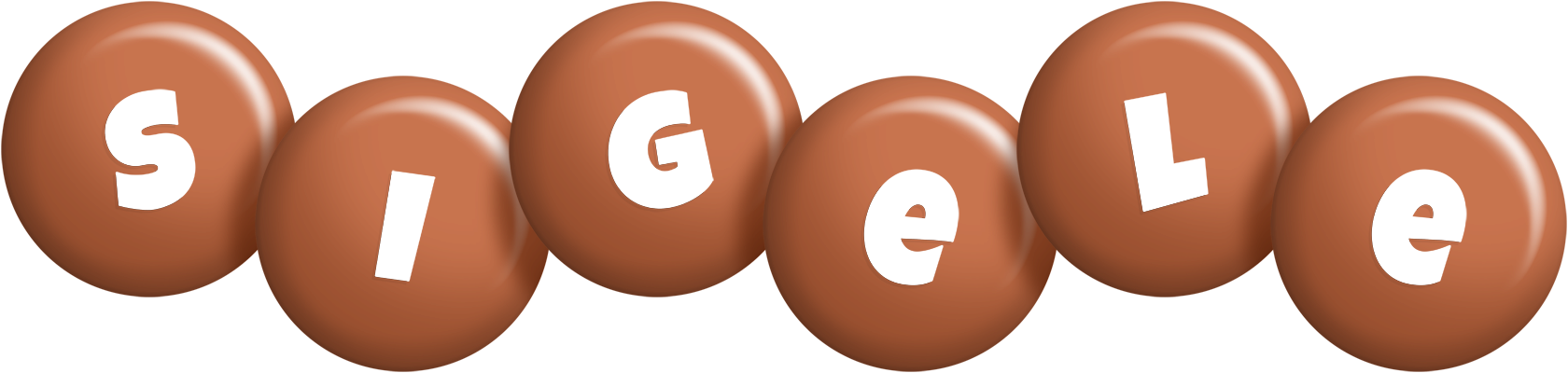 Sigele candy-brown logo