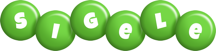 Sigele candy-green logo