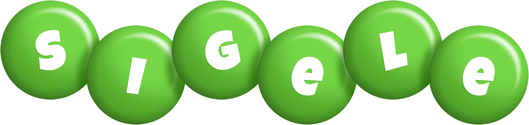 Sigele candy-green logo