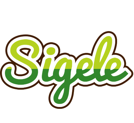 Sigele golfing logo