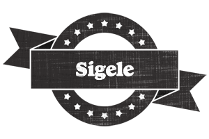 Sigele grunge logo