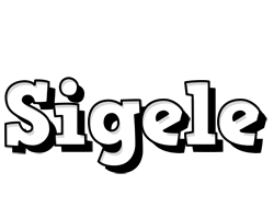 Sigele snowing logo