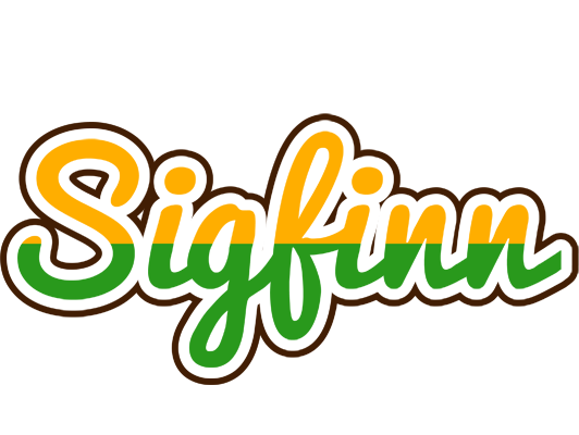 Sigfinn banana logo
