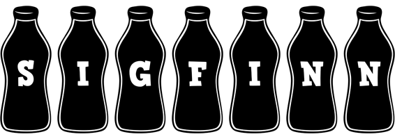 Sigfinn bottle logo