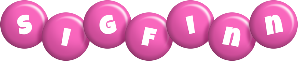 Sigfinn candy-pink logo