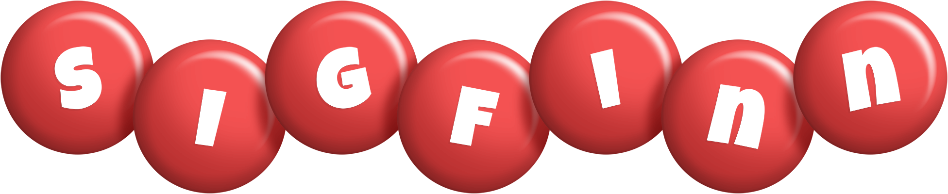 Sigfinn candy-red logo