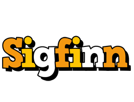 Sigfinn cartoon logo