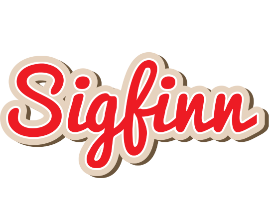 Sigfinn chocolate logo