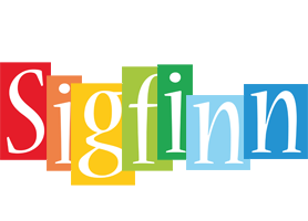 Sigfinn colors logo
