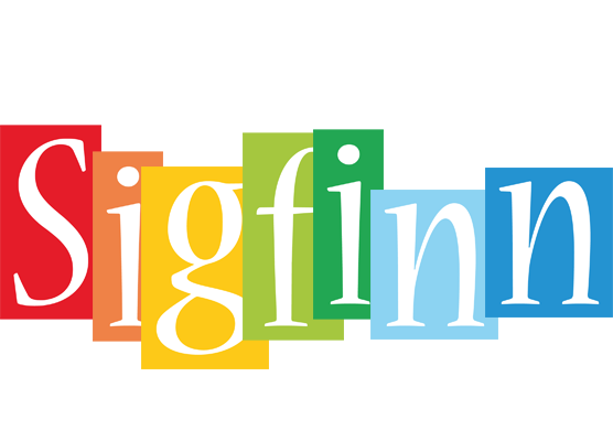 Sigfinn colors logo