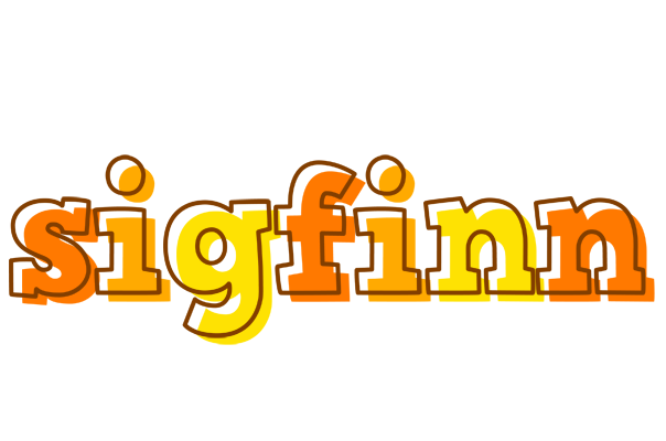 Sigfinn desert logo