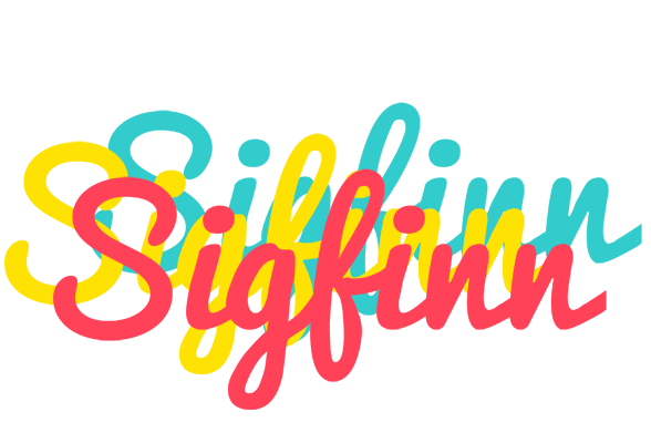 Sigfinn disco logo