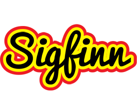 Sigfinn flaming logo