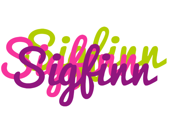 Sigfinn flowers logo