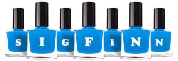 Sigfinn glossy logo