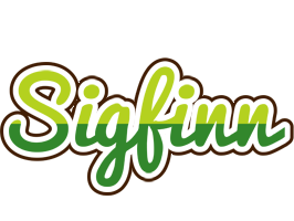 Sigfinn golfing logo