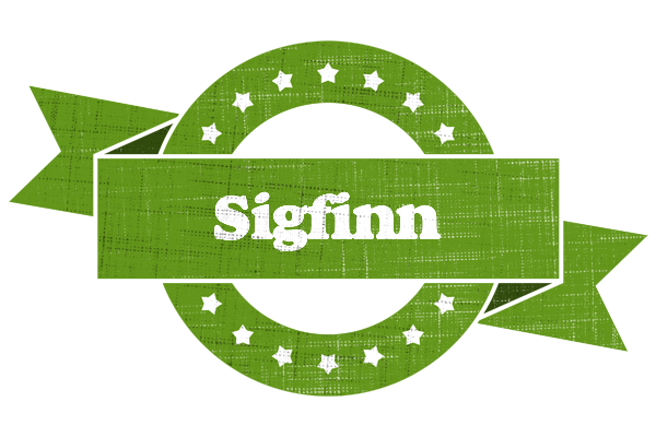 Sigfinn natural logo