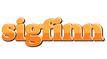 Sigfinn orange logo