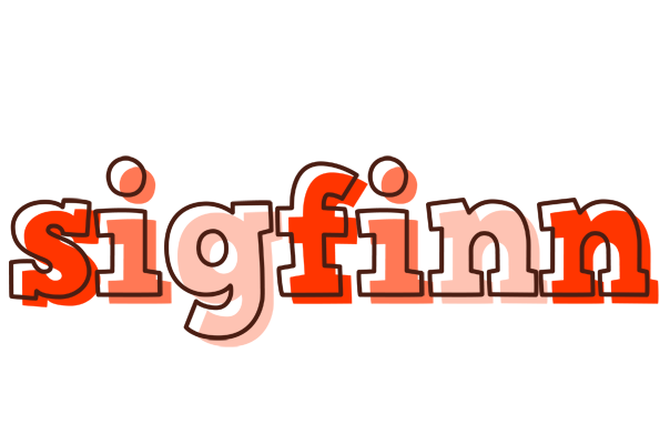 Sigfinn paint logo