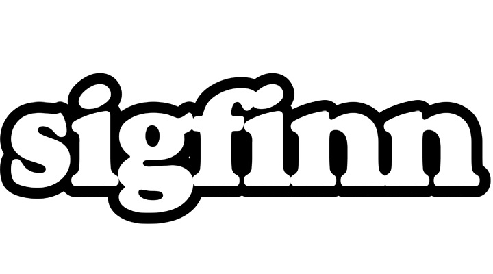Sigfinn panda logo