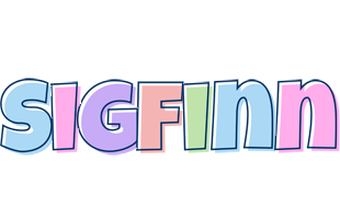 Sigfinn pastel logo