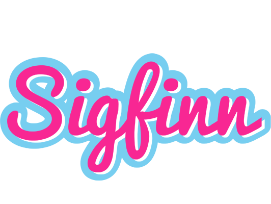 Sigfinn popstar logo