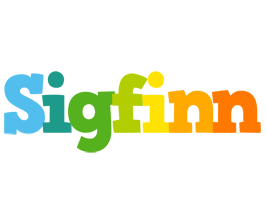 Sigfinn rainbows logo