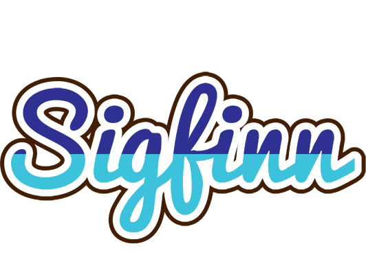 Sigfinn raining logo