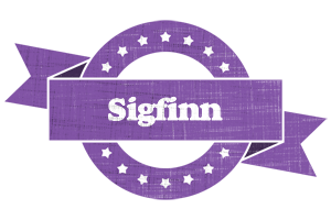 Sigfinn royal logo