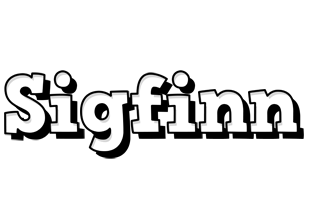 Sigfinn snowing logo