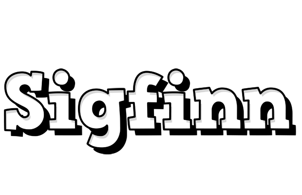 Sigfinn snowing logo